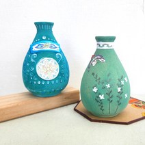 고려청자 한국 전통 만들기 달항아리 한지 공예 체험 DIY 키트, 물감세트