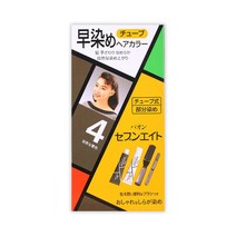 세븐에이트 헤어칼라 염색약 4호 연한갈색 40g