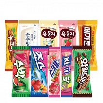 롯데제과 아이스크림 바 10종 모음전죠스바/스크류바/수박바 등, 아이스크림 바 10종(죠크박/죠스