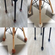 의자발 커버 테니스공 야구공의자커버 4p set 5컬러, 화이트