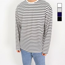 스프라이트 단가라 댄디 이너 세미 오버핏 긴팔티셔츠