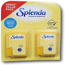 Splenda Minis 400 Per Pack -Pack of 2 (Totals 800) For Coffee Tea And All Hot Beverages, 1