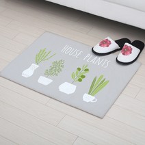 상상후 북유럽 발매트 주방매트 현관매트 러그, 12_플랜츠(발매트)