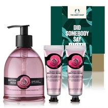 더바디샵 [선물 포장] 브리티쉬 로즈 핸드워시+핸드크림 세트 720974
