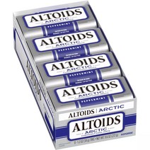 Altoids Arctic Peppermint Sugar-free Mints 알토이즈 아크틱 페퍼민트 슈가프리 캔디 1.2oz(34g) 8개입 2팩, 34g