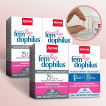 여성 유산균 Jarrow 자로우 펨 도피러스 10억 50억, 10억 30 야채캡슐 (수령후 상온