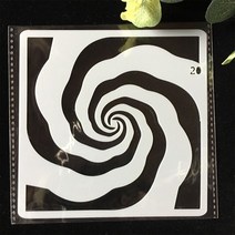5 quot 빈티지 시계 DIY 겹쳐 스텐실 벽화 스크랩북 색소 엠보싱 앨범 장식 종이 카드 템플릿