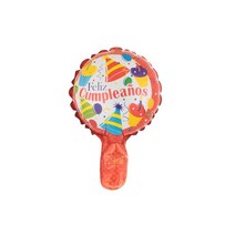어린이집 파티 6인치 영어 생일 축하 호일 풍선 10 개 파티 장식 베이비 샤워 미니 초미니 에어 글로브, 16 15_01 6 인치