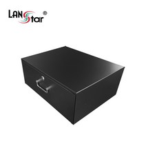 랜스타 LS-4UBD 2U 슬라이드 서랍장 블랙 19인치 허브랙 서버랙 액세서리