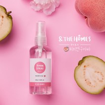 앤더홈즈 섬유향수 살구앤무화과 과일향 룸스프레이 100ml 드레스퍼퓸, 1개, 피치앤구아바