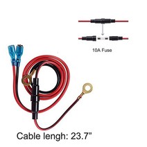 USB 자동차 오토바이 담배 라이터 QC 3.0 듀얼 충전기 12V-24V 모토 소켓 전원 플러그 콘센트 LED, [07] Only Cable