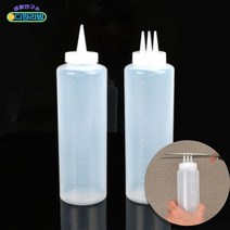 케찹 소스통 양념통 용기 업소용 소스통 오일병 마요네즈 간장 카페 양념병 대용량 서진이네, 3구소스통_왕대(850ml)