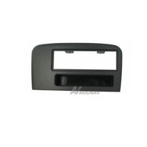 1 DIN Car Audio Frame Radio Panel Stereo Mount Dashboard Bezel Trim Kit Fit for Volvo S80 1999-2005