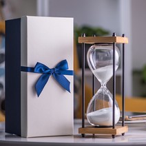 해외 레트로 유리 욕실 모래시계 타이머 수험생 30 분 생일 졸업 선물 타이밍-11741, 옵션10