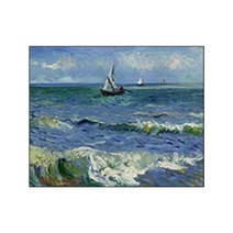 세계명화컬렉션 반 고흐 - 생 마리의 바다 풍경 (500*400), 없음