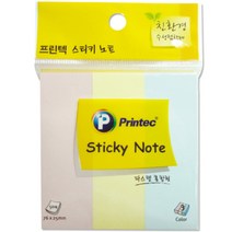 [KT알파쇼핑]혼합스티키노트 A010 파스텔3색 프린텍