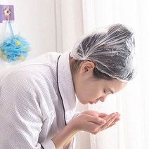 다용도 일회용 비닐 헤어캡 100P세트 투명 방수캡 1세트(100P), 8개