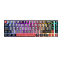 키보드스위치 RK ROYAL KLUDGE RK71 무선 ISO 레이아웃 기계식 71 키 RGB 백라이트 핫 스왑 가능 게임용 소프트웨어, 없음, 없음, 2.English - 브라운 스위치