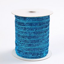 크리스마스 리본 925# 컬러파 융단 다규격 금은방직대 밝은색 테이프 부자재 뉴타임즈 Z, 하늘색