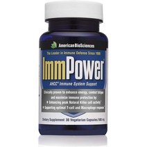 American Biosciences 아메리칸바이오센스 AHCC 효능 표고버섯균사체 500mg (30 캡슐), 30캡슐, 1팩