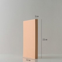 큐브 사진 소품 3D 장식품 보석 촬영 화장품 포즈 사진 배경 소품, 주황색 직육면체