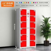 개인 사물함 헬스장 락커 학교 사우나 기숙사, 12개의 도어가 두꺼워진 WeChat 스캔 코드