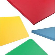 코멕스 업소용 도마 위생 항균 칼라 대형 컬러 사이즈, 황색