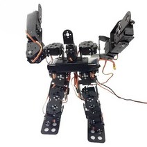 17 자유도 보행 로봇 두발로 걷는 로봇 키트 DIY 교육, MG996R 스티어링 기어
