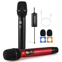FDUCE 와이어리스 마이크, 단일 상품(Black, Red)