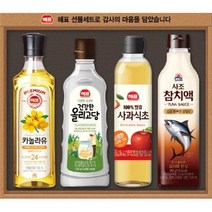 사조 답례 감사 명절 선물세트 카놀라유 참치액 식초외 안심특선 SJ1호 교회 회사 단체 학교 친구 병문안, 5개