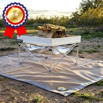 캔버라 캠핑 방염 매트(L) 방염매트 화로매트 화로깔개 화로받침대 방염받침대