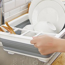 폴더형 접이식 식기 건조대 물 빠짐 그릇 선반 거치대, 제품선택, 배수구형