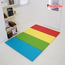 플레이베베 놀이방 폴더매트 티니 4단 (120x160), 파스텔