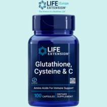 라이프익스텐션 슈퍼 글루타치온 500mg 100캡슐 시스테인 함유 영양제 효능 효과, 100정