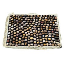 콘티 발마사지 자갈매트 지압매트 발지압판 촘촘한 융 40x60cm, 넓은자갈 융매트 40x60cm, 1개