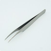 실키 핀셋. 속눈썹 연장 펌 파마 네일 미용 재료, 1개, 실버 씨(C) 타입