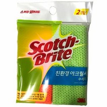 3M 친황경 아크릴사 수세미 2P(AF-400), twoable 1, twoable 1