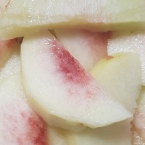 아삭 달콤한 제철과일 백도 딱딱이 복숭아 2kg 특품