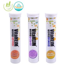 비타하임 발포비타민 3가지맛 골고루발송 (아연20정+멀티비타민20정+칼슘15정), 3통+마술패치