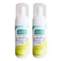 써스데이 플랜테이션 티트리 페이스워시폼 150ml x2개 / 세안 선물 대용량 대량 세정 크랜징, 상세페이지 참조
