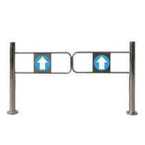 단방향 입구 수동 푸시 게이트 병원 스윙게이트 출입문 마트 도어 출입 기둥 차단 P형 문, 07  세트(1.5m)