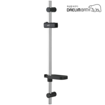 대림바스 DL-S4106 슬라이드바 샤워기거치대, DL-S4106B(블랙), 1개