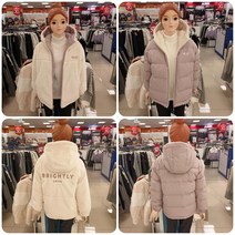 [에꼴리에] 22년 겨울 핫신상! **리버시블 다운점퍼** 주니어 여아용 친환경 오리털 가공 섬유로 털빠짐없는 포근하며 따뜻하고 멋스럽고 편안한 리버시블 밍크 플리스 다운 점퍼