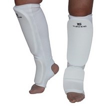 가라데 보호대 Cotton Boxing shin guards MMA instep protectors foot protection TKD kic [A00035898], 06-ys white-XL-35898