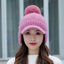 스파티오르 여성 방한모자 털모자 등산모자 캡 니트모자 겨울 캡모자 창모자 골프모자 야구모자 귀달이모자