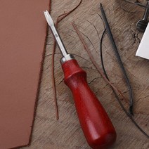 유통박사 이박사 가죽피할기 수공구세트 깔끔한 엣지 작업용 손피할기 4종 LDY4P, 1개