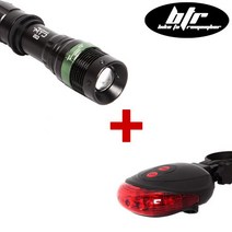 BTR 1+1 자전거 라이트 후미등 전조등, 04.ZL350+레이저 R1(일자)