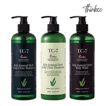 띵코 TC-7 다시마 허브 스칼프 클리닉 샴푸/헤어트리트먼트/바디워시 다시마추출물 500ml 3종세트, 씨위드 허브 바디워시, 씨위드 허브 스칼프 클리닉 트리트먼트, 씨위드 허브 스칼프 클리닉 트리트먼트