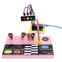 나노보드 코딩짜기 신호등만들기 과학실험 교육기관 수업용 저학년 프로그램 창작 DIY, 선택안함(필수구성키트 기존 구매고객)