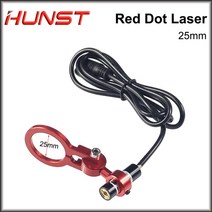 레이저헤드셋 Laser Head Set hunst red dot set 포지셔닝 다이오드 모듈 laser engraver dia: 2025mm dc 5v for diy co2, 레드 도트 세트(25mm)